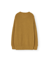 Beige Bull Sweater PRODUCT BACK