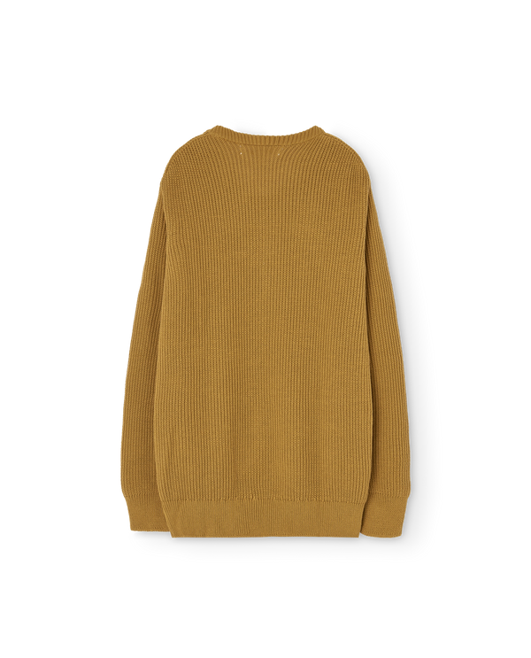 Beige Bull Sweater PRODUCT BACK