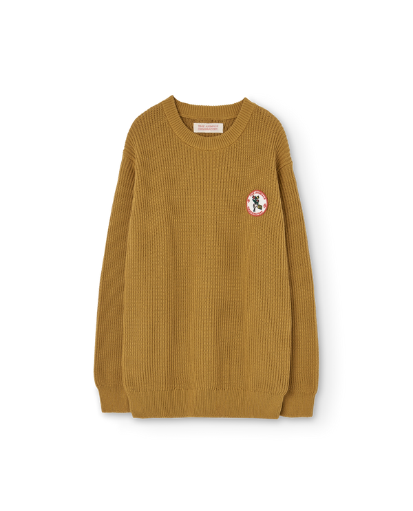 Beige Bull Sweater PRODUCT FRONT