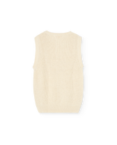 White Bat Sweater Vest PRODUCT BACK