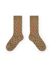 Brown Worm Socks PRODUCT FRONT