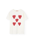 Hearts White Rooster T-Shirt