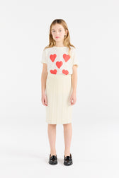 Hearts White Rooster T-Shirt MODEL FRONT