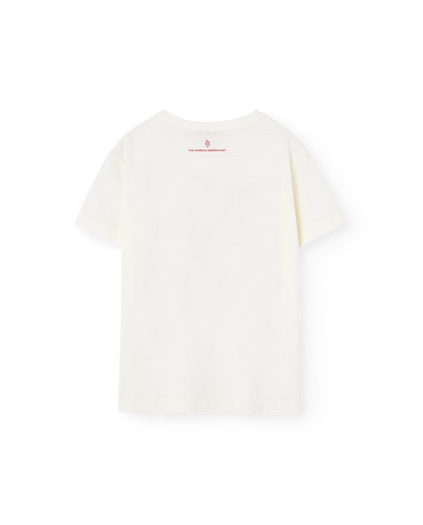 Hearts White Rooster T-Shirt PRODUCT BACK