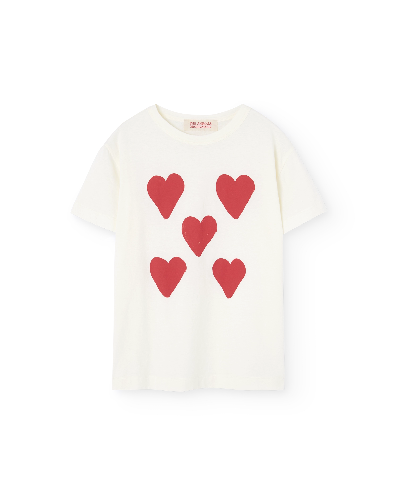 Hearts White Rooster T-Shirt PRODUCT FRONT