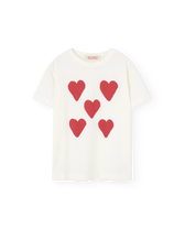 Hearts White Rooster T-Shirt PRODUCT FRONT