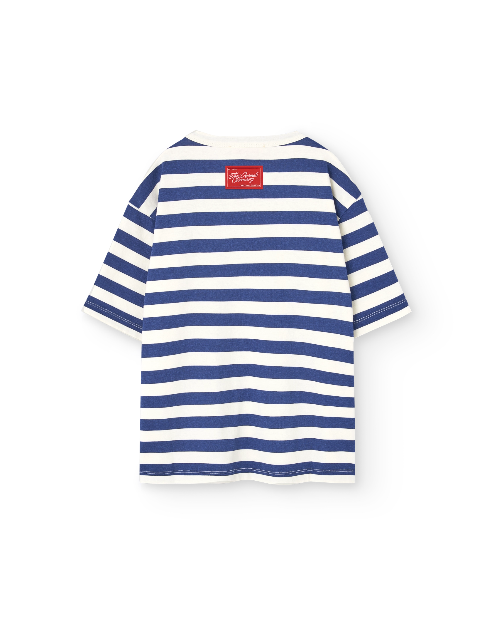 Stripes Navy Collie T-Shirt PRODUCT BACK