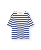 Stripes Navy Collie T-Shirt PRODUCT FRONT