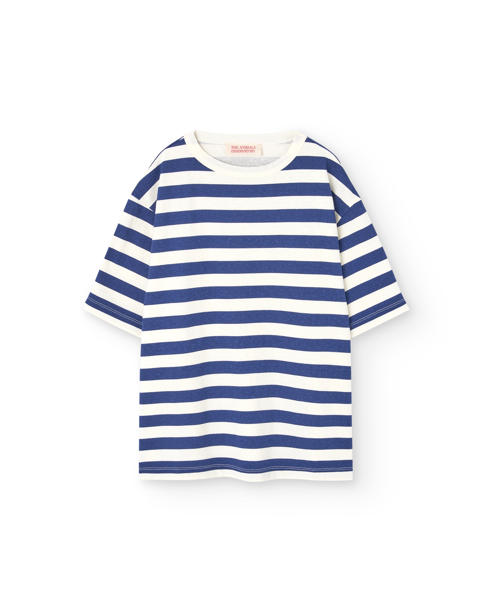 Stripes Navy Collie T-Shirt PRODUCT FRONT