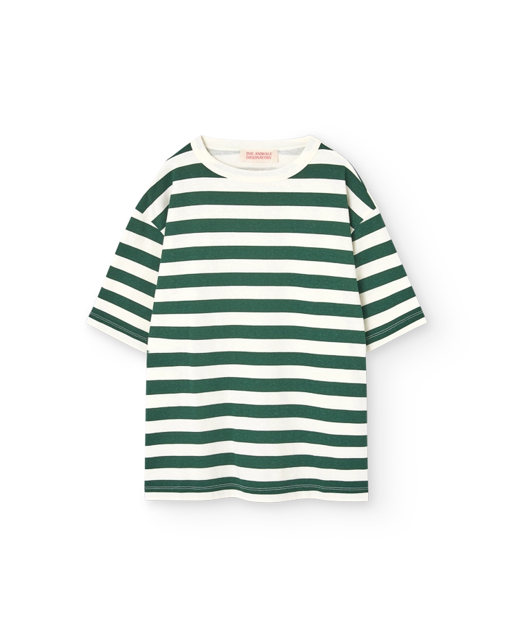 Stripes Green Collie T-Shirt COVER