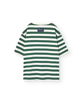 Stripes Green Collie T-Shirt PRODUCT BACK