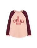 T-shirt manches longues Anteater corail doux