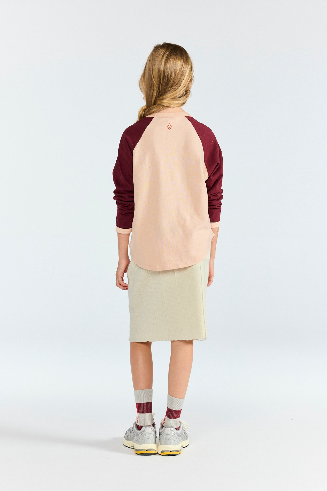 Soft Coral Anteater Long Sleeve T-Shirt MODEL BACK