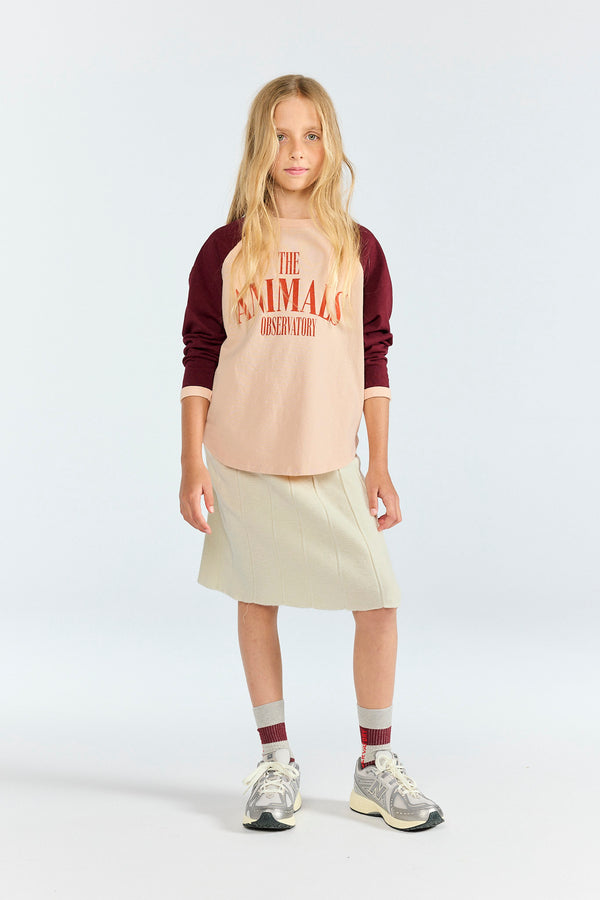 Soft Coral Anteater Long Sleeve T-Shirt MODEL FRONT