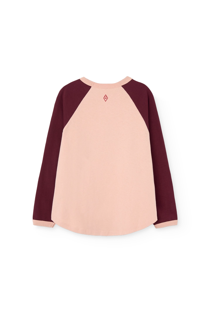 Soft Coral Anteater Long Sleeve T-Shirt PRODUCT BACK