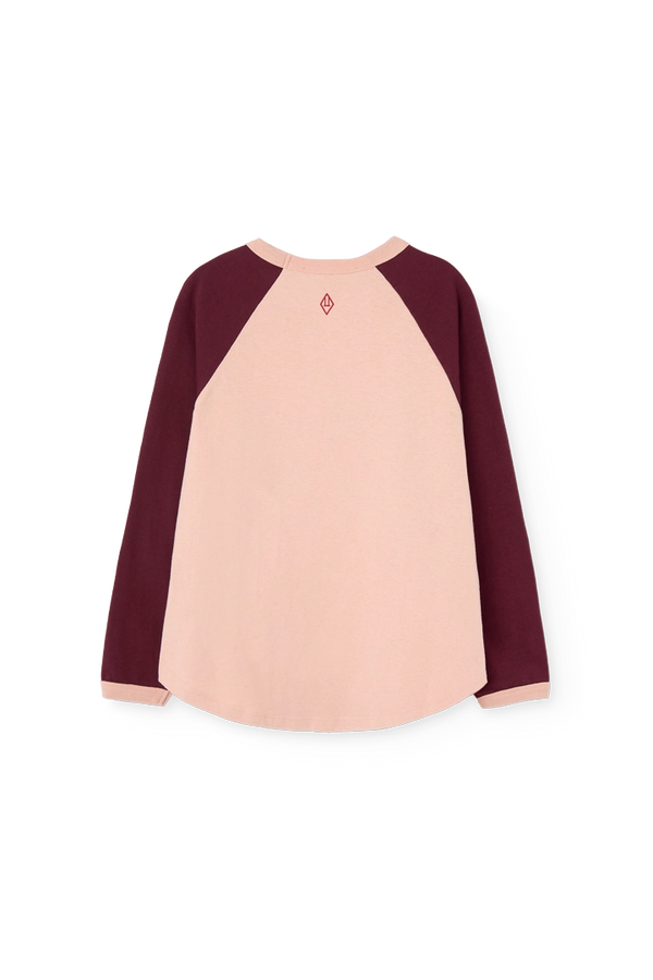 Soft Coral Anteater Long Sleeve T-Shirt PRODUCT BACK