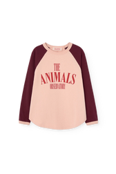 Soft Coral Anteater Long Sleeve T-Shirt PRODUCT FRONT
