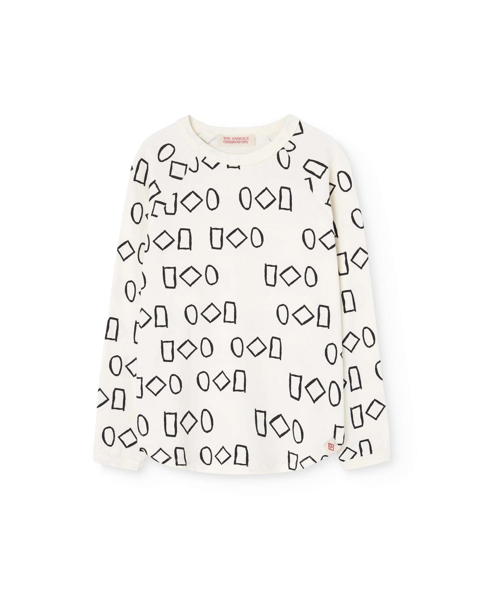 Raw White Anteater Long Sleeve T-Shirt PRODUCT FRONT