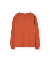 Flowers Red Dog Long Sleeve T-Shirt PRODUCT BACK
