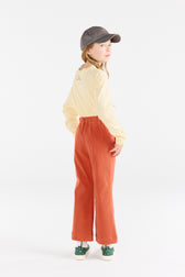 Hearts Yellow Dog Long Sleeve T-Shirt MODEL BACK