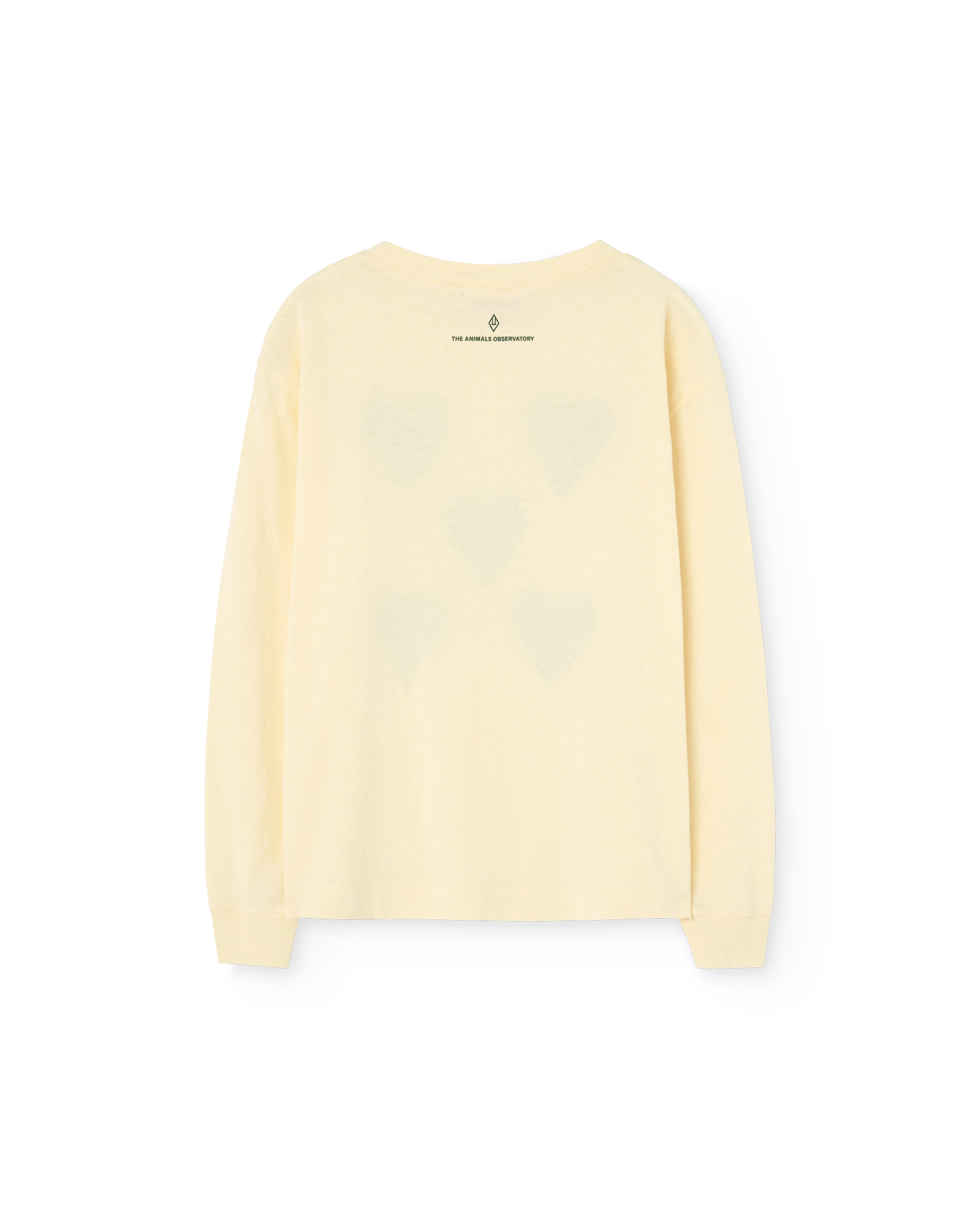 Hearts Yellow Dog Long Sleeve T-Shirt PRODUCT BACK