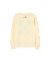Hearts Yellow Dog Long Sleeve T-Shirt PRODUCT BACK