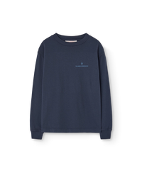 Navy Aries Long Sleeve T-Shirt COVER
