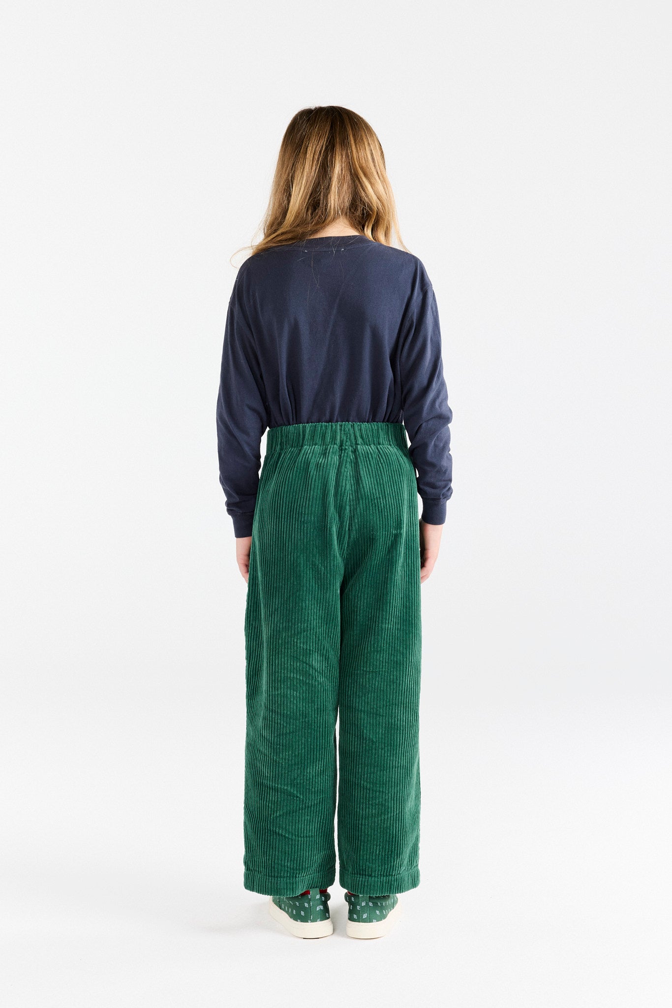 Navy Aries Long Sleeve T-Shirt MODEL BACK