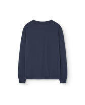 Navy Aries Long Sleeve T-Shirt PRODUCT BACK