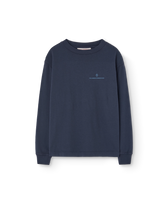 Navy Aries Long Sleeve T-Shirt PRODUCT FRONT