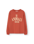 T-shirt manches longues Aries rouge figue