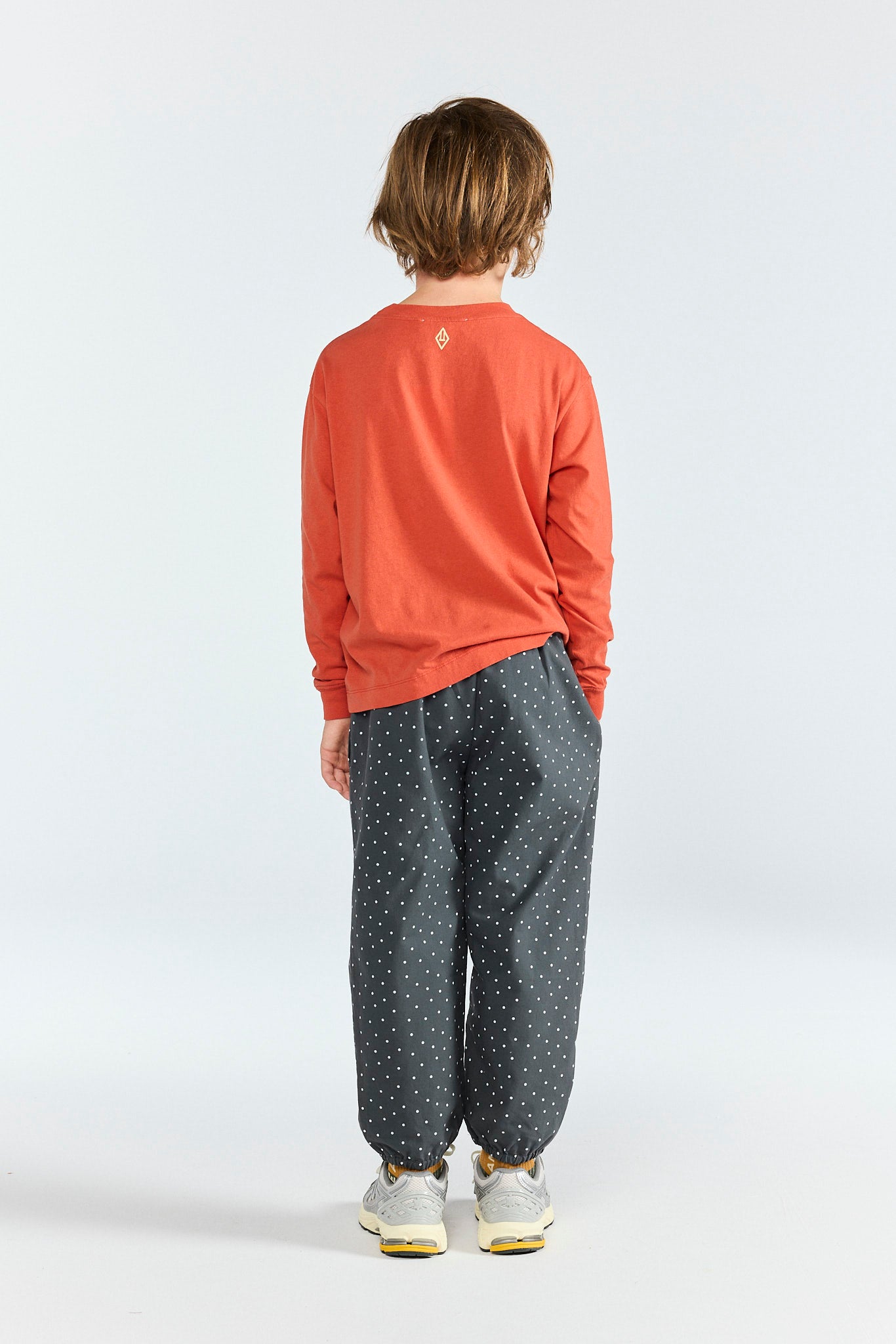 Fig Red Aries Long Sleeve T-Shirt MODEL BACK