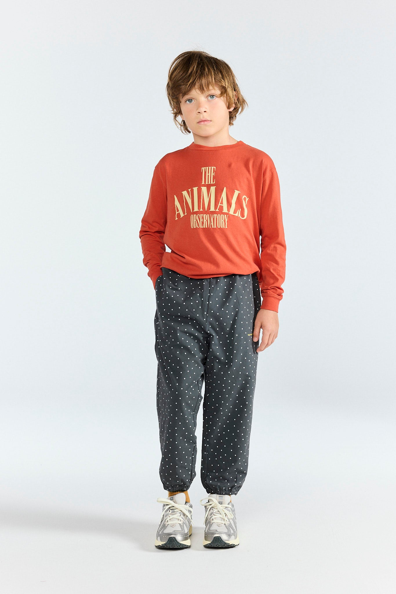 Fig Red Aries Long Sleeve T-Shirt MODEL FRONT