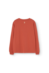 Fig Red Aries Long Sleeve T-Shirt PRODUCT BACK