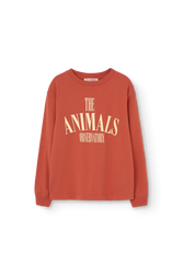 Fig Red Aries Long Sleeve T-Shirt PRODUCT FRONT