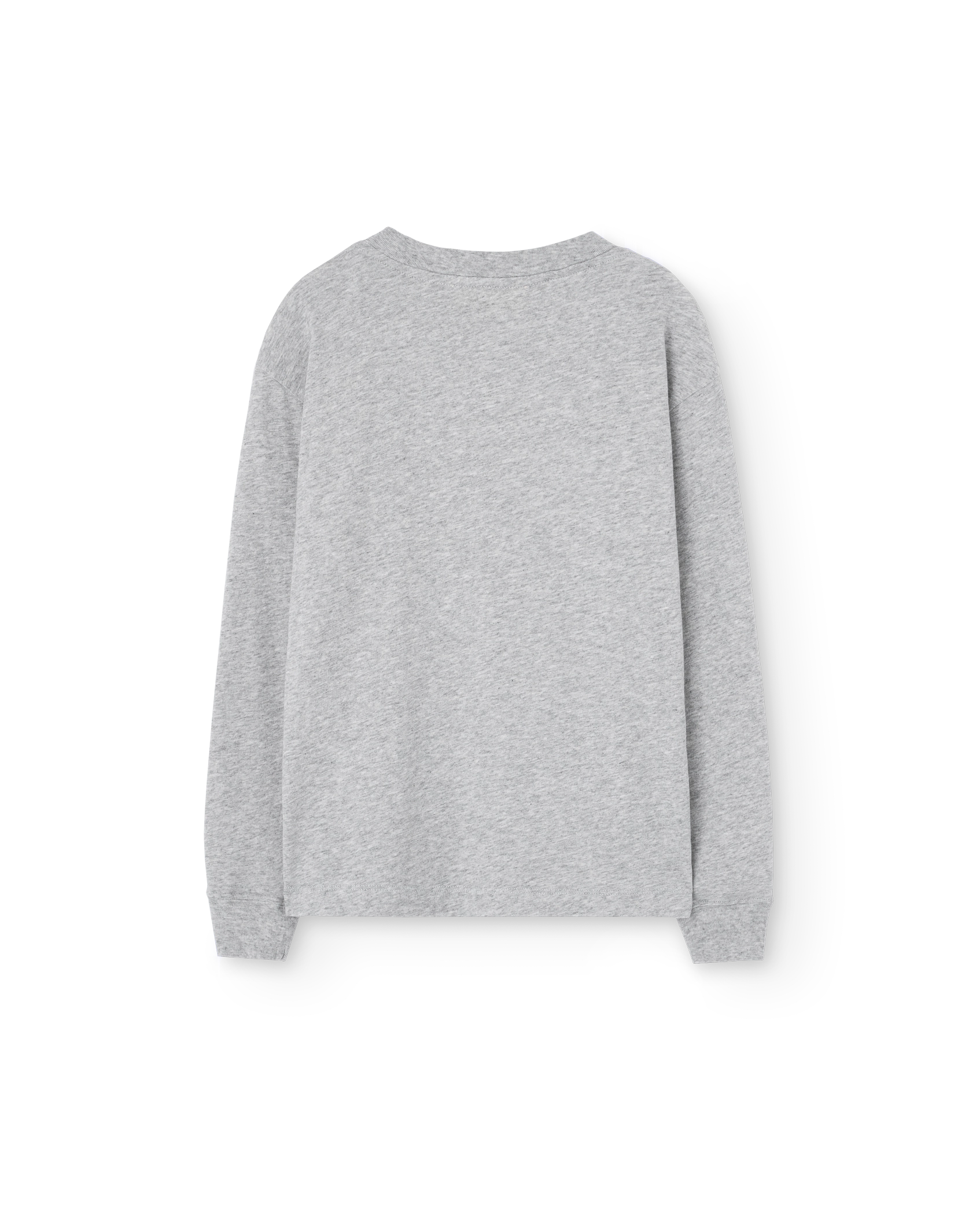 Grey Aries Long Sleeve T-Shirt PRODUCT BACK