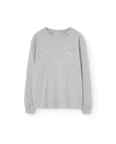 Grey Aries Long Sleeve T-Shirt PRODUCT FRONT