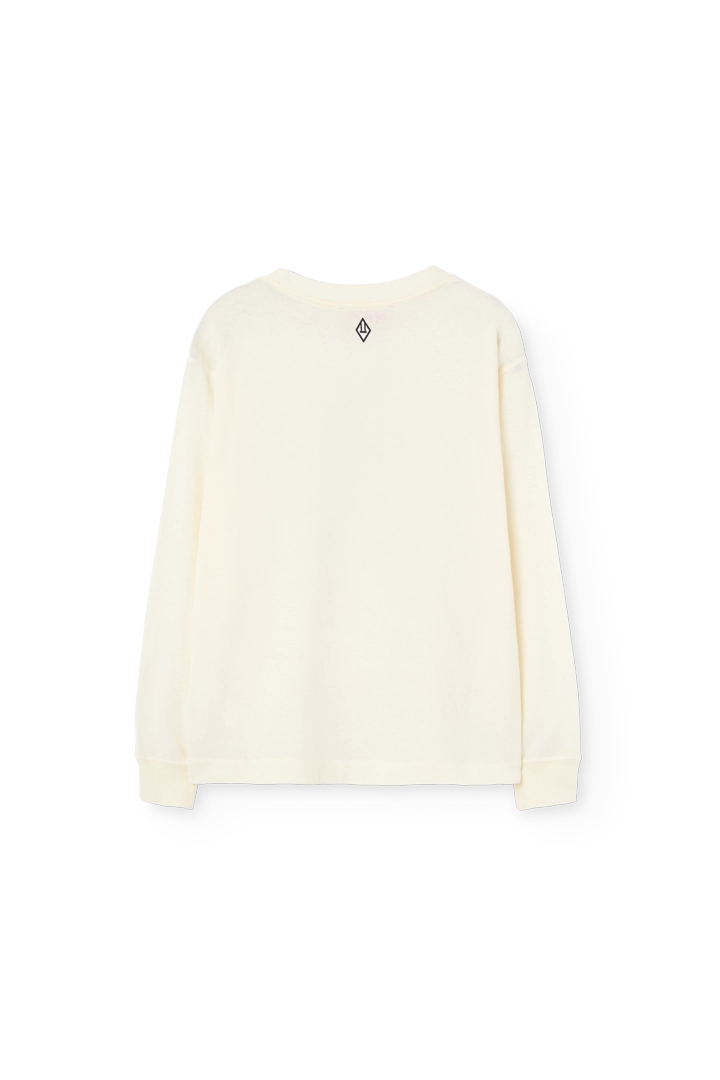 Raw White Aries Long Sleeve T-Shirt PRODUCT BACK