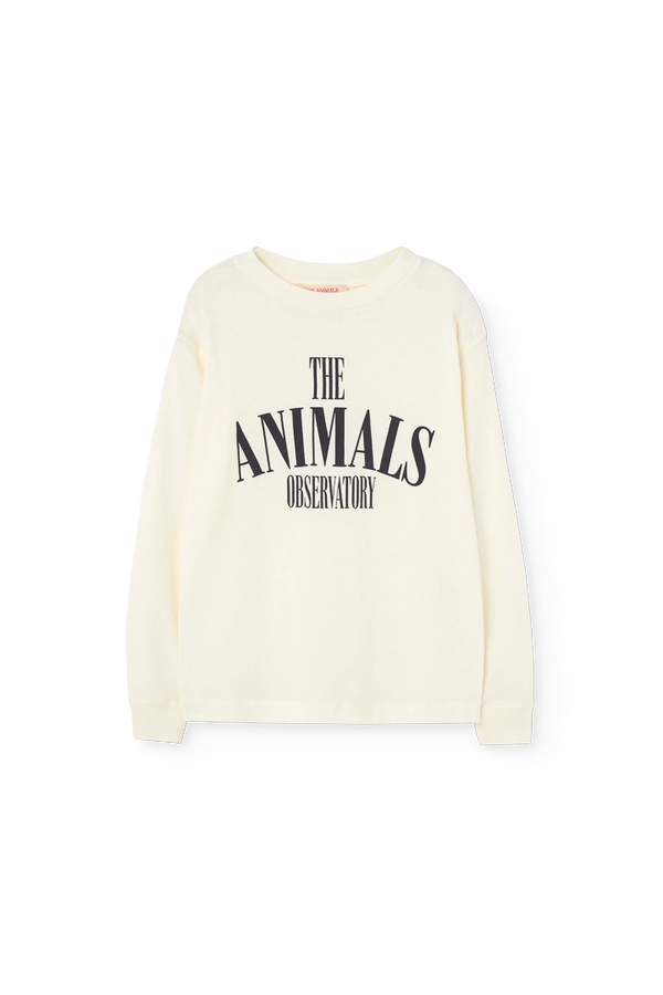 Raw White Aries Long Sleeve T-Shirt PRODUCT FRONT