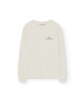 T-shirt Manches Longues Aries Blanc Naturel