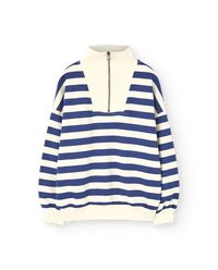 Stripes Navy Blowfly Sweatshirt COVER