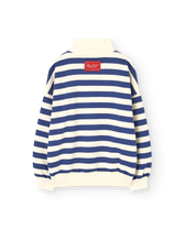 Stripes Navy Blowfly Sweatshirt PRODUCT BACK