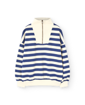 Stripes Navy Blowfly Sweatshirt PRODUCT FRONT