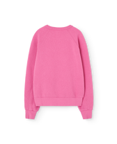 Bright Pink Shark Sweatshirt PRODUCT BACK