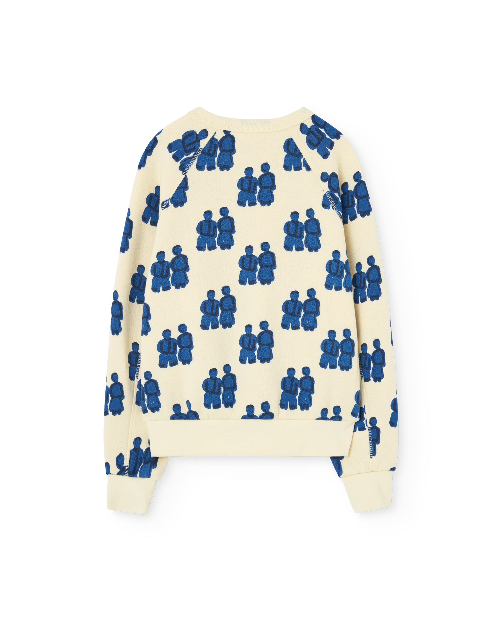 Flan Yellow Shark Sweatshirt PRODUCT BACK