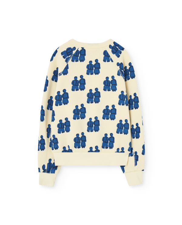 Flan Yellow Shark Sweatshirt PRODUCT BACK