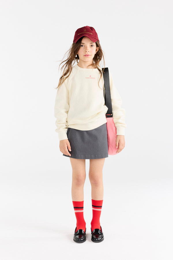 Raw White Shark Sweatshirt MODEL FRONT