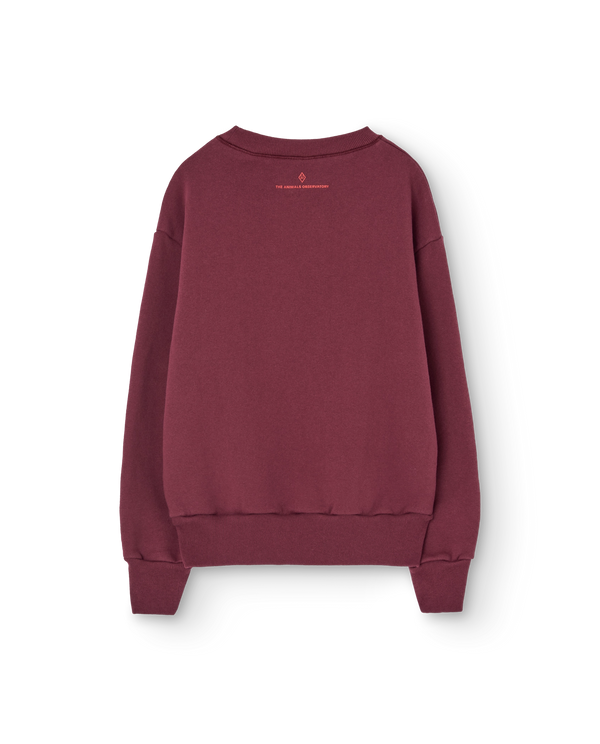 Hearts Browned Garnet Bear Sweatshirt PRODUCT BACK