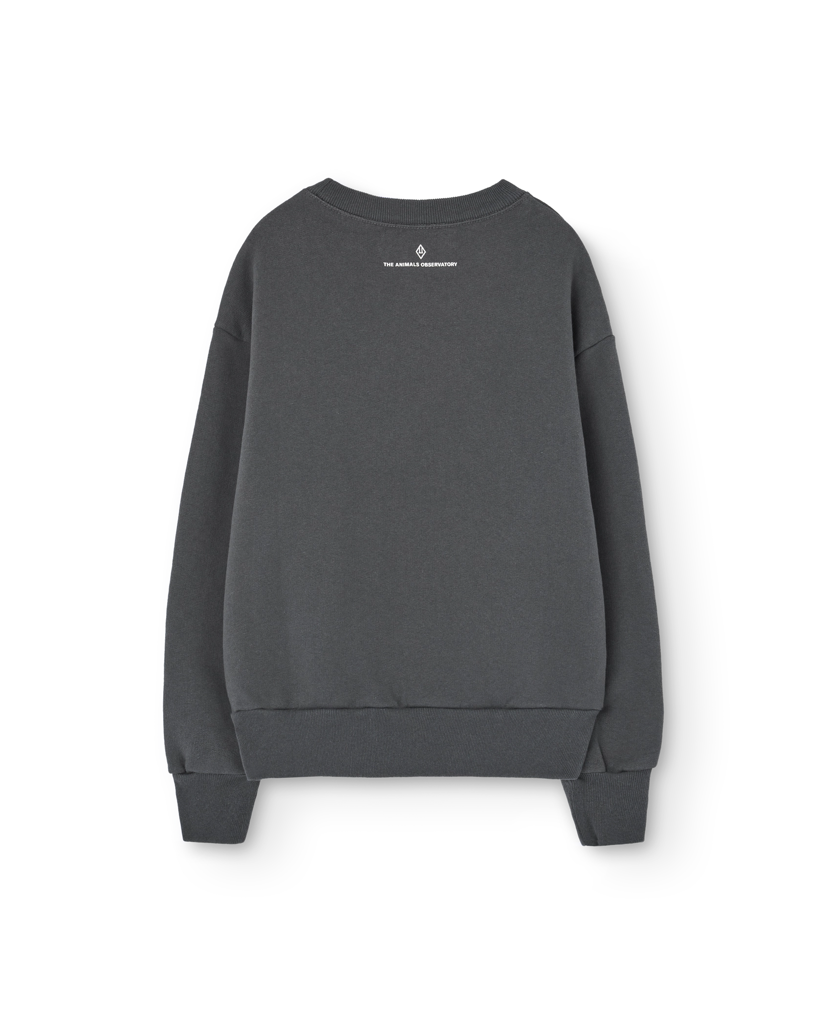 Flowers Dark Grey Bear Sweatshirt PRODUCT BACK