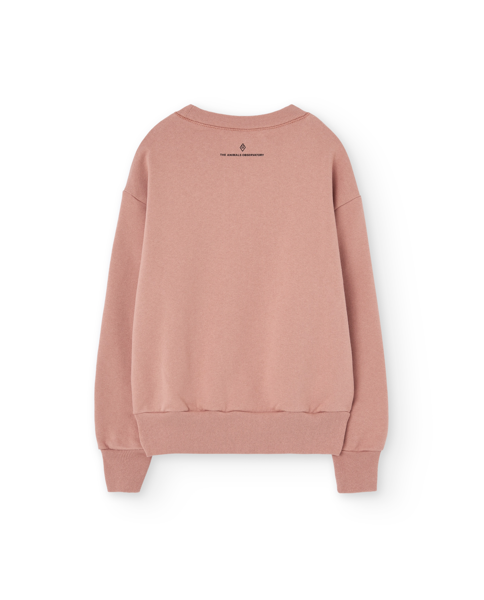 Flowers Dusty Coral Bear Sweatshirt PRODUCT BACK